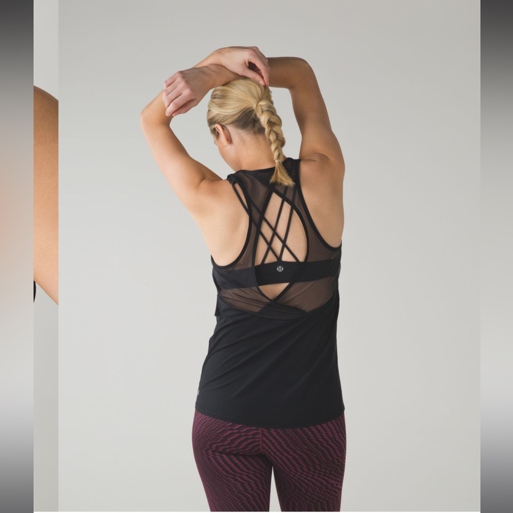 Lululemon Black Tranquil Tank 6